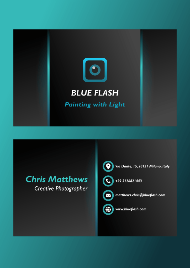 Blue Flash Photography