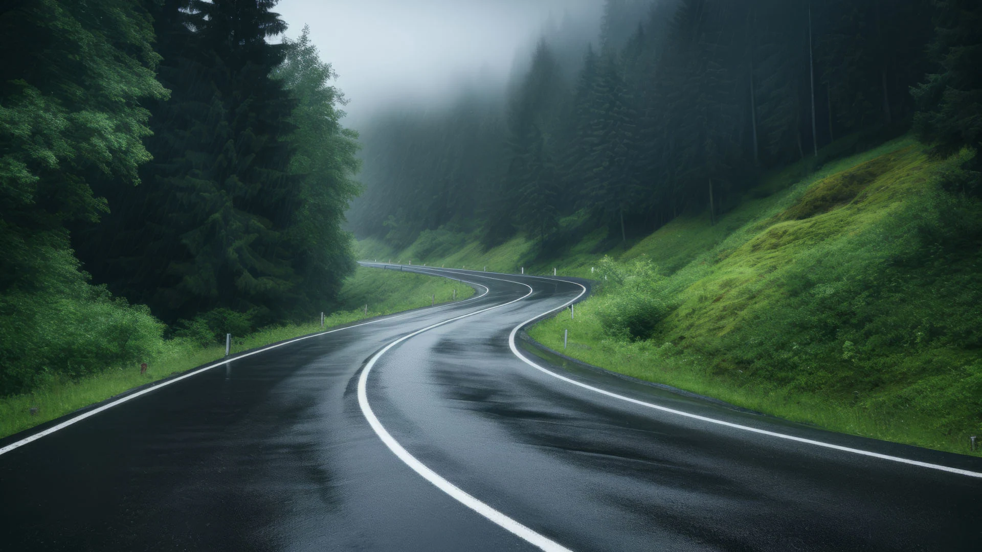 Echoes of Solitude - The Road Through the Mist